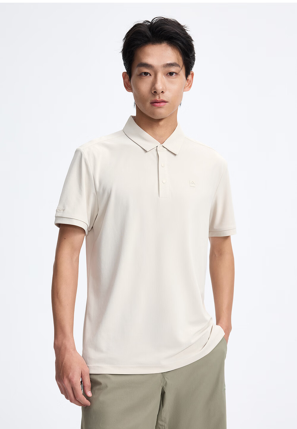 Toread Men's Summer Short Sleeve Polo Shirt Business Casual Antibacterial Quick-Dry Solid Color Shoulder Cooling Tee 16