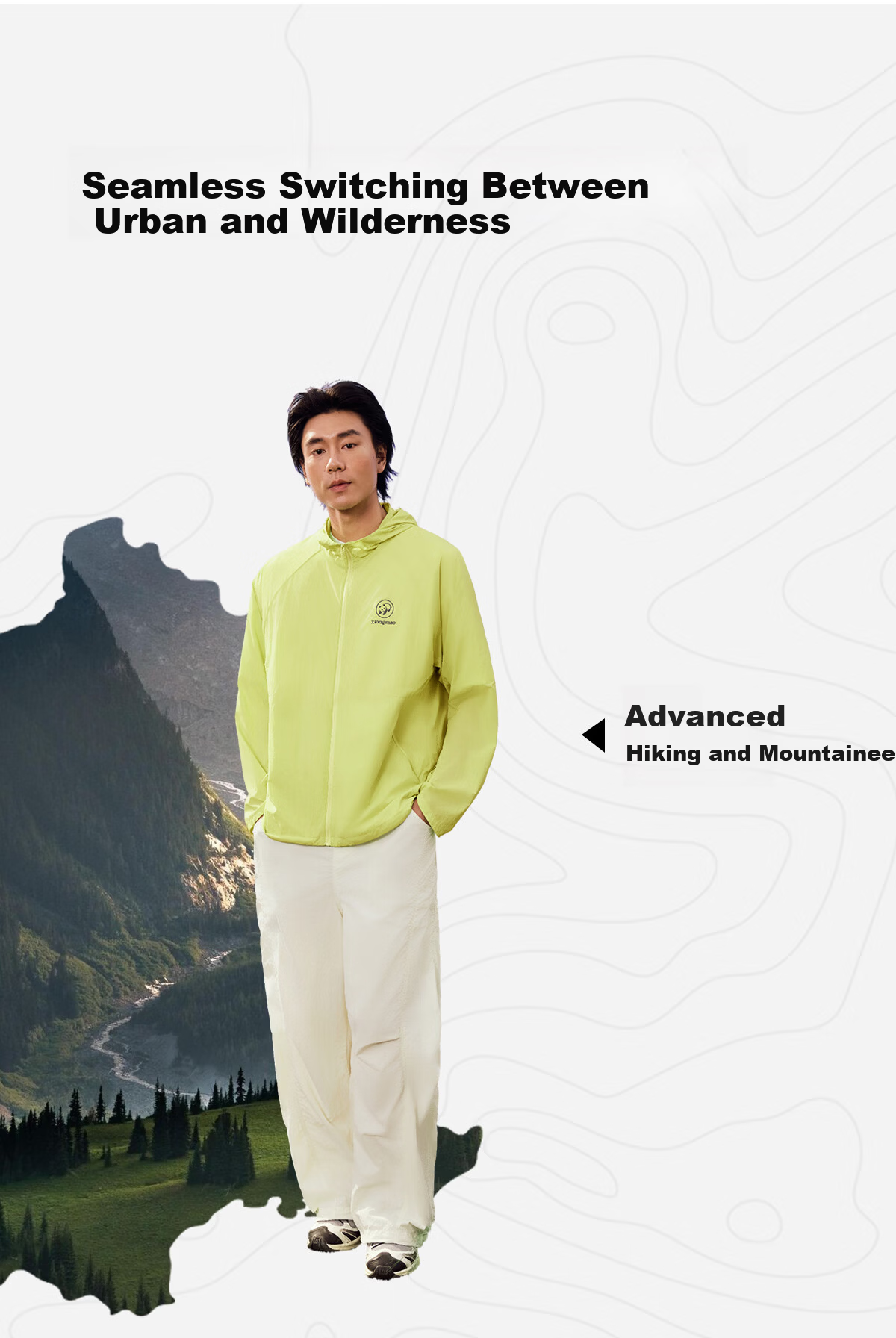 Xiongmao [Ice Stick 3.0], Liu Yifei's Same Style Sun Protection, for Men And Women, Spring And Summer New Ice-Cool Breathable Original Yarn UPF90 Jacket 5081 17