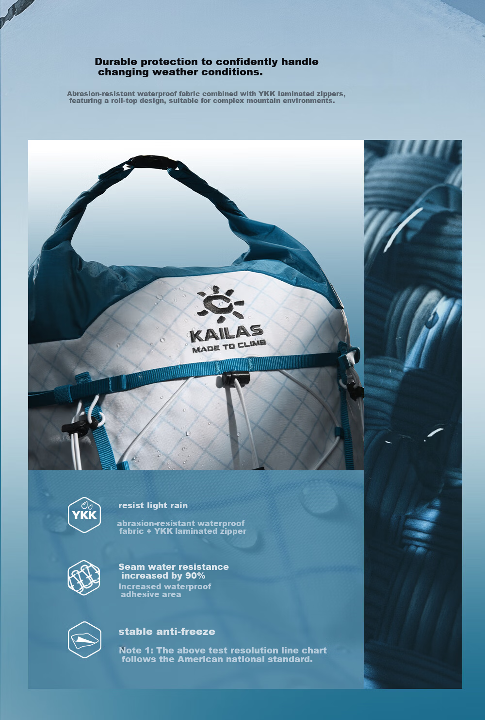 KAILAS Kailas Sky Dome II 20L Mountaineering Summit Backpack Outdoor Lightweight Durable Water-Resistant Hiking Climbing Backpack 5