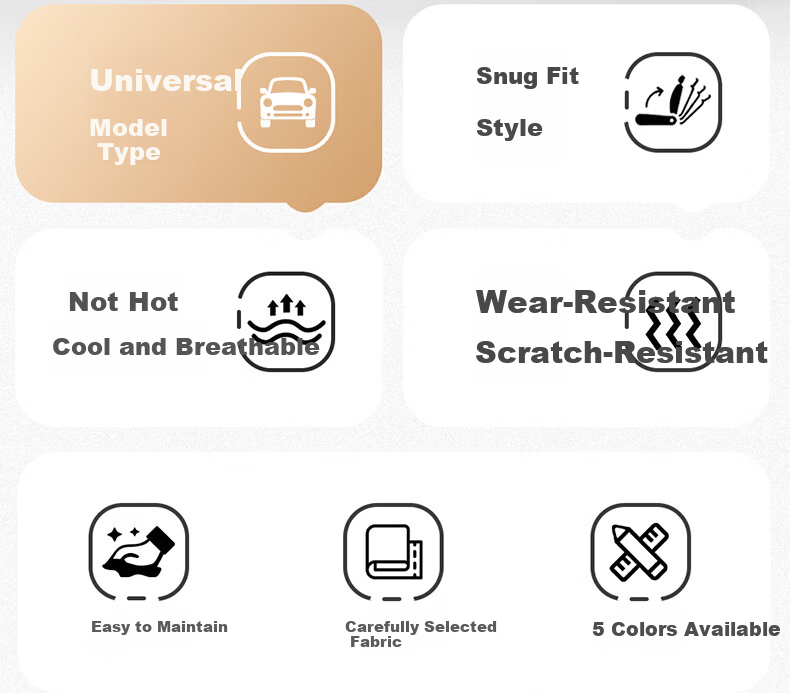RATHBONE Car Seat Cushion All-Season Universal Suede Saddle Pad Universal Seat Cover for Volkswagen Lavida Passat Sagitar 2