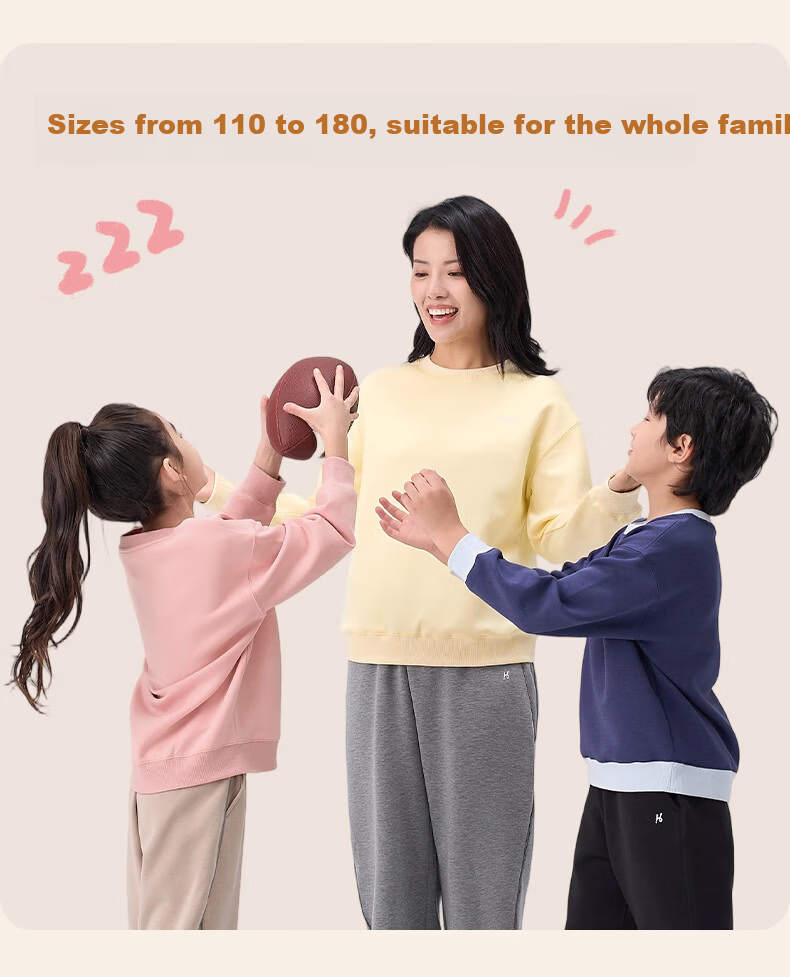 HeyBetter Kids Soft Crewneck Sweatshirt - Rock Tea Pink (Gray Pink) 140 5