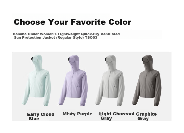 Beneunder Women's Sunscreen Jacket UV Protection New Summer Lightweight Breathable Quick-Dry Outdoor Sports TS003 Light Charcoal Gray XL 33