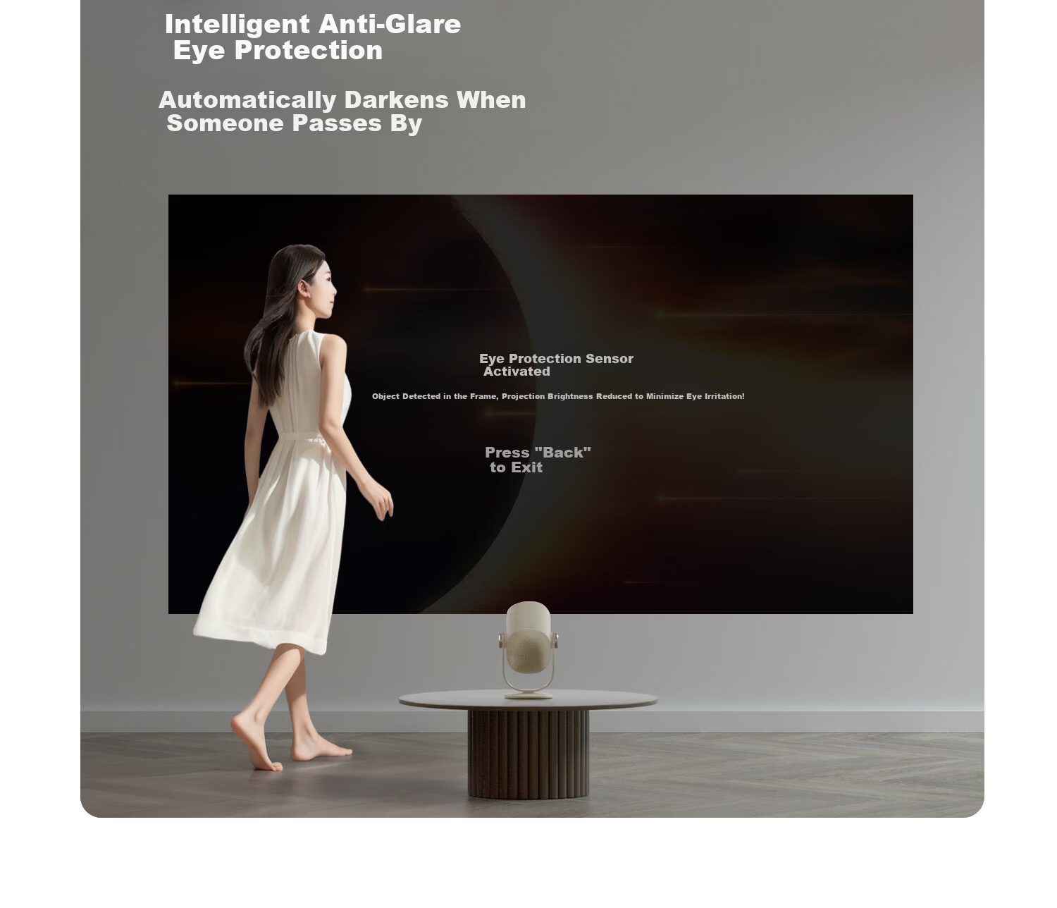 Dangbei Smart2 Projector Home Use HD Portable PTZ Projector Affordable Smart Home Theater National Subsidy (Mijia Connected Atmosphere Speaker) 20