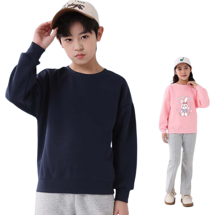 Baleno Girls Winter Set 2024 Fleece Lined Warm Sports Hoodie and Casual Sweatpants Two-Piece Set