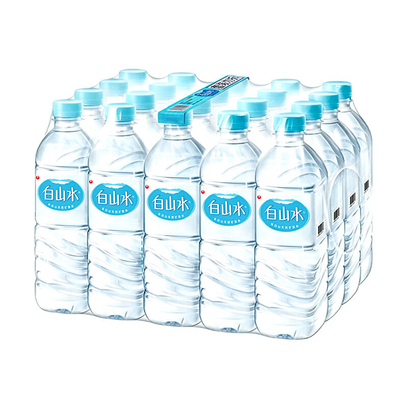 白山水 长白山天然火山矿泉水500ml*20瓶 农心饮用水整箱装适宜泡茶春茶