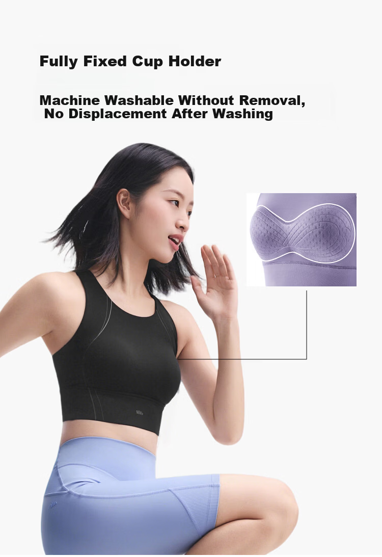 Banana Under High-Strength Sports Bra Vest for Women Running Shockproof Anti-Sagging Yoga Top Outerwear 10
