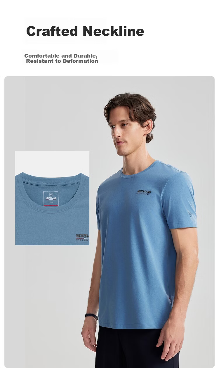 NORTHLAND Men's Crew Neck Short Sleeve T-Shirt 2026 New Outdoor Sun Protection Antibacterial Quick-Dry 3