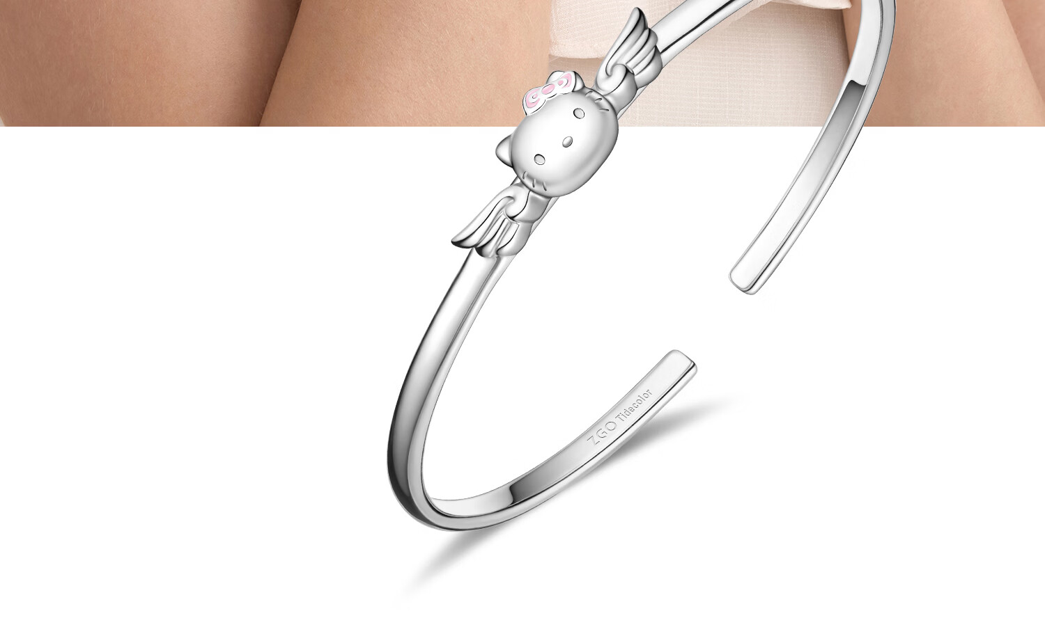 ChaoSeHui Sanrio Hello Kitty Bracelet for Girls Children's Bangle Birthday Gift for Girlfriend Qixi Festival 6155 10