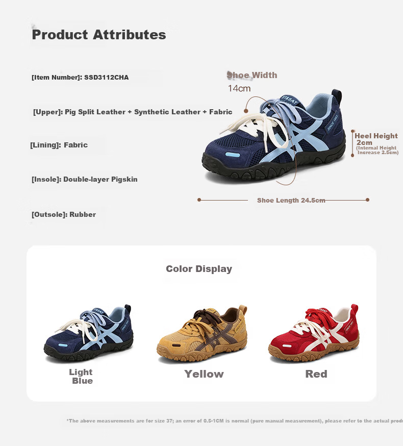 Saturday Blue Women's Training Shoes 2026 New Summer Internal Height Increase Lightweight Breathable Retro Ballet Agan Casual Sneakers 2