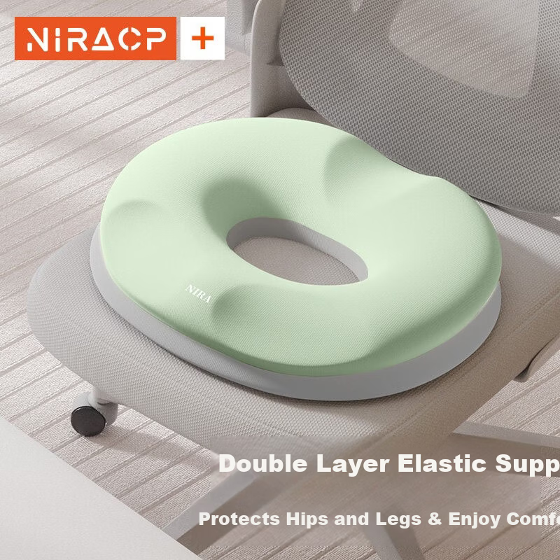 Nila Maternity Cushion Postpartum Perineal Tear Relief Hollow Pressure-Reducing Hemorrhoid Chair Seat Cushion for Natural Birth