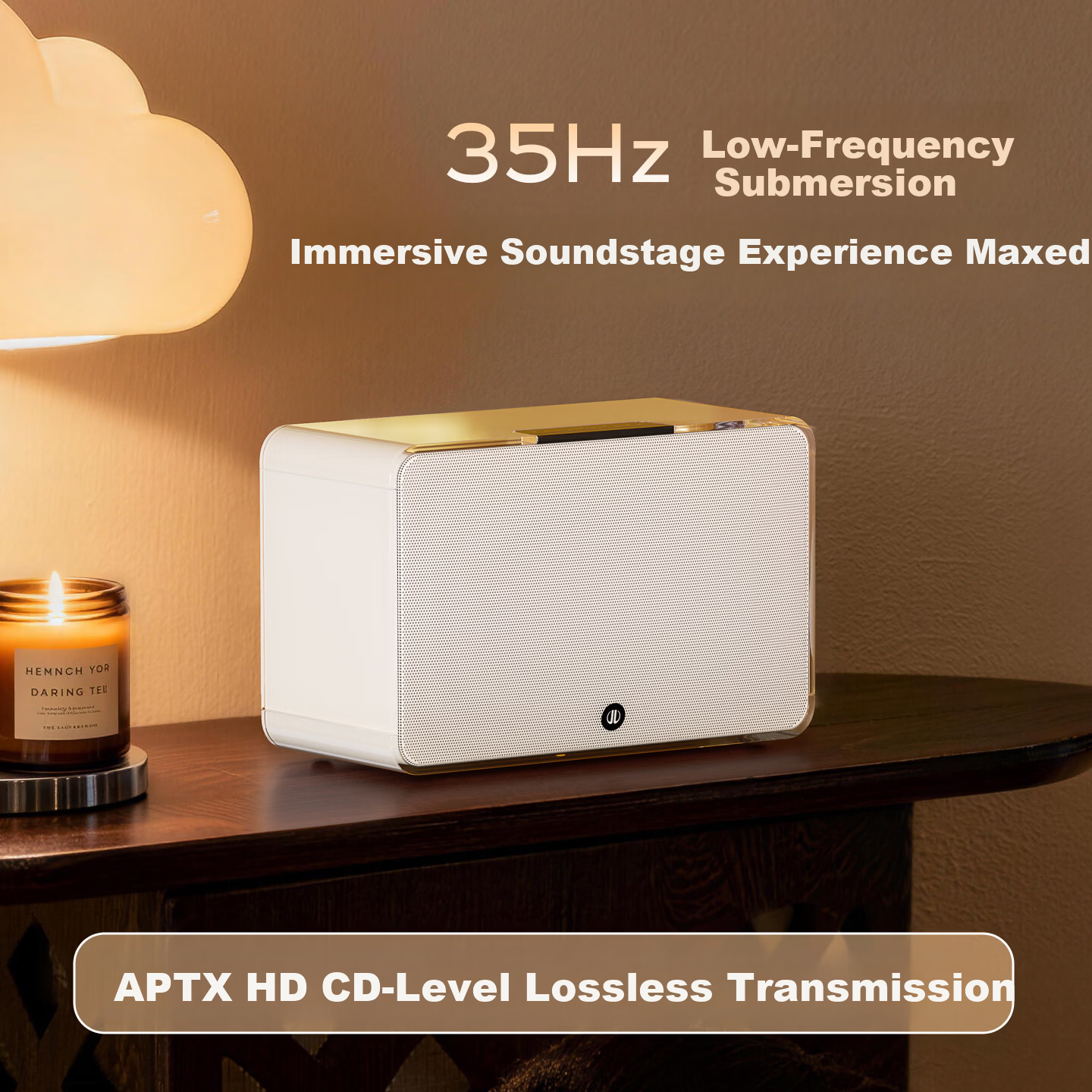 Lingke Fengyu A5 Stereo Bass Bluetooth Speaker HIFI High-Quality Active Desktop Home Audio Creative Practical Birthday Gift [Huisheng Award] Yellow