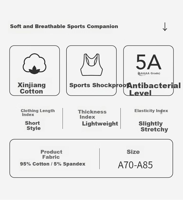 THREEGUN Children's A-Class Antibacterial Developmental Pure Cotton Three-Stage Girls' Student Bra Off-White 150/A75 6