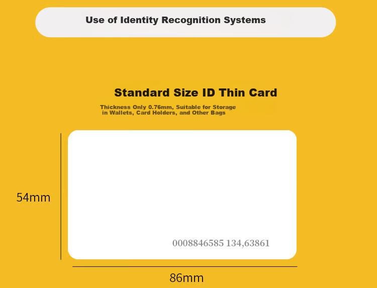 GS GSON Access Control ID Card White Card Attendance Card Universal 20pcs/Box 2