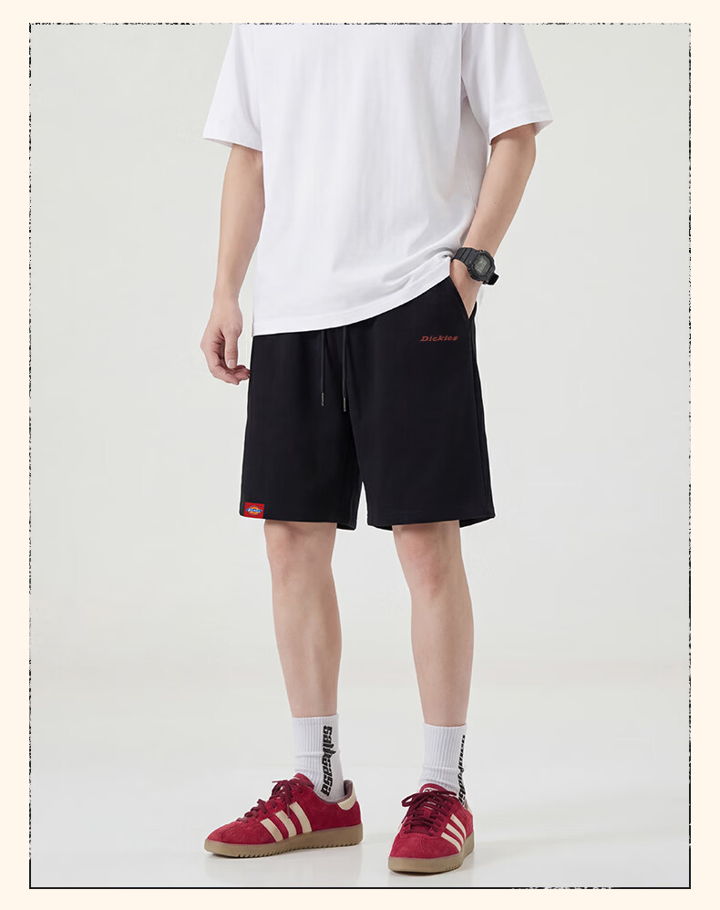 Dickies American Vintage Casual Straight-Leg Shorts Men 2026 Summer New Simple Comfortable Loose Breathable Durable Knee-Length Pants 6