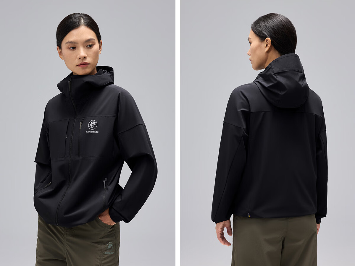 Xiongmao Liu Yifei Same Style [Dunke LT] Outdoor Soft Cordura Shell Jacket, Spring And Summer Windproof Wear-Resistant Coat for Men And Wome 32