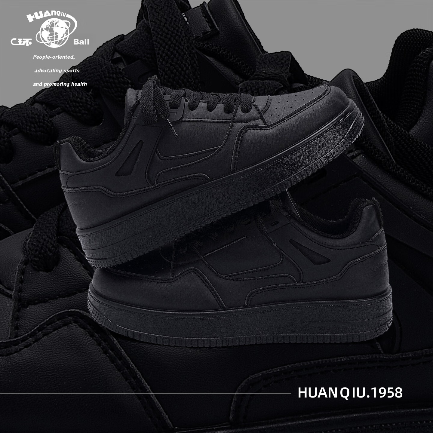 Global Thick-Soled Black Sneakers for Women Spring Summer 2026 New Trendy Versatile Casual Sporty Height-Increasing Shoes for Women