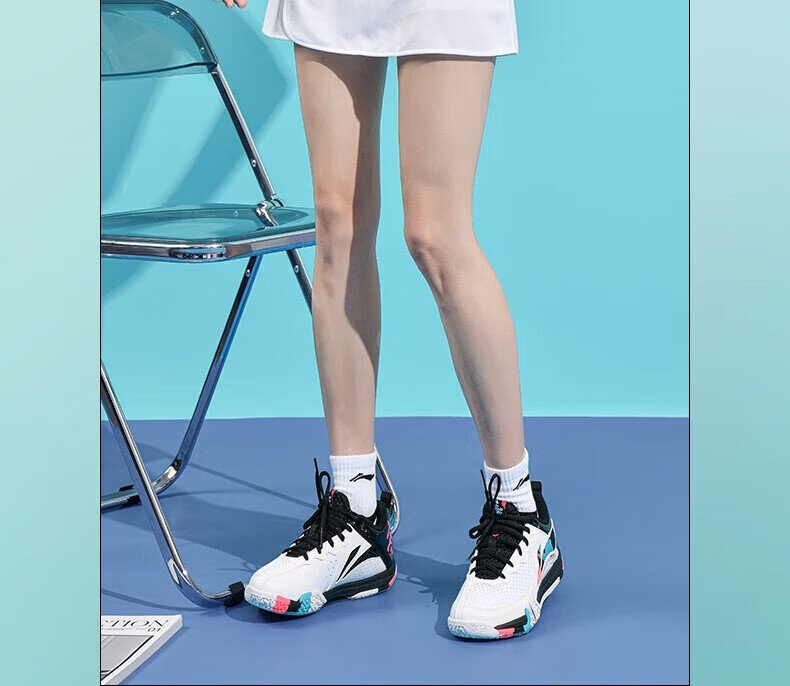 LI-NING Classic Series Women's Quick-Dry Breathable Antibacterial Sports Badminton Skirt with Anti-Exposure A-Line Design 13