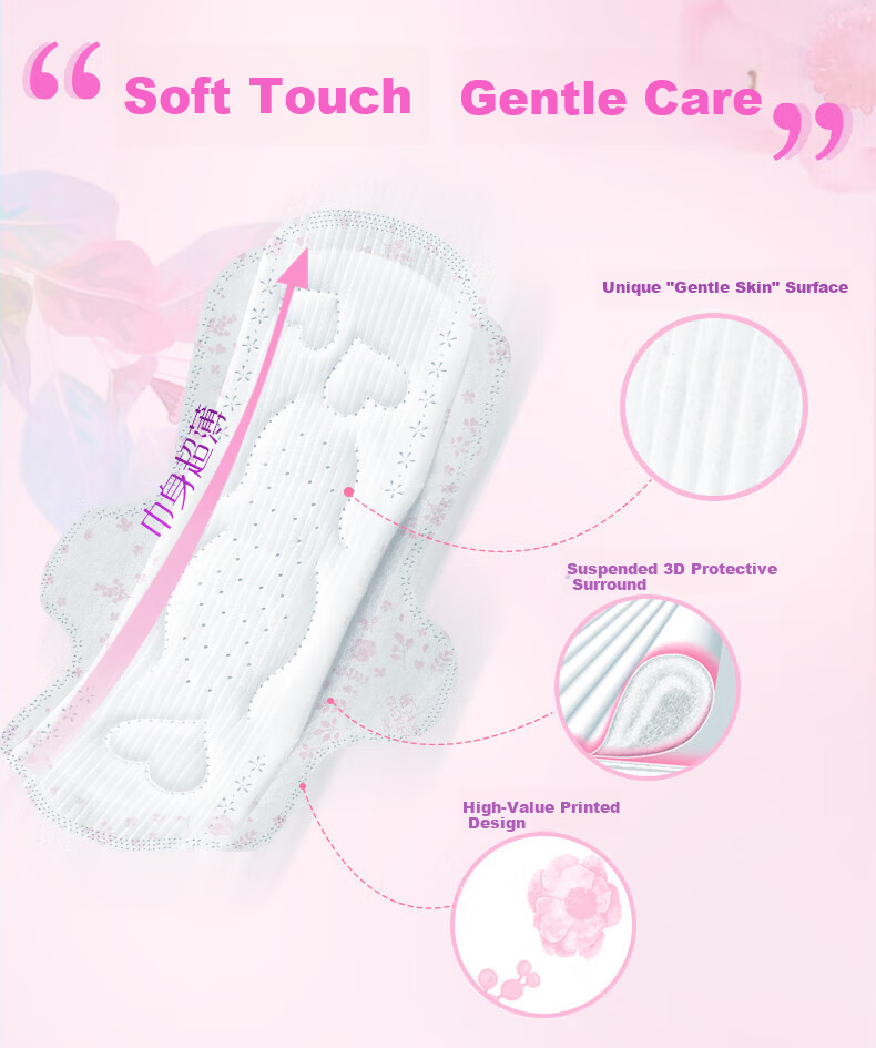 Unicharm Sanitary Napkins Japan Imported Sensitive Skin Cotton Soft Ultra Thin Menstrual Pads Sensitive Skin Suitable Day Use 26cm 17 Pieces 6