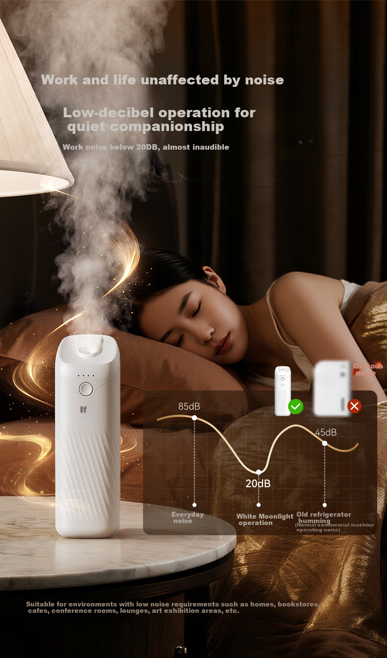 Huitai Home Aromatherapy Diffuser Long-lasting Indoor Room Fragrance Automatic Essential Oil Sprayer Girl Birthday Gift 11