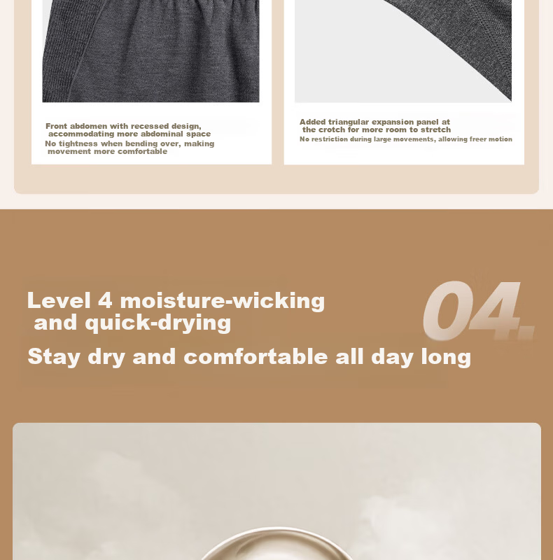 GRACEWELL Women's Seamless Thermal Underwear Set, Skin-Enhancing Base Layer, Slim Fit Autumn Top and Bottom, Cocoa Brown, Size F 14