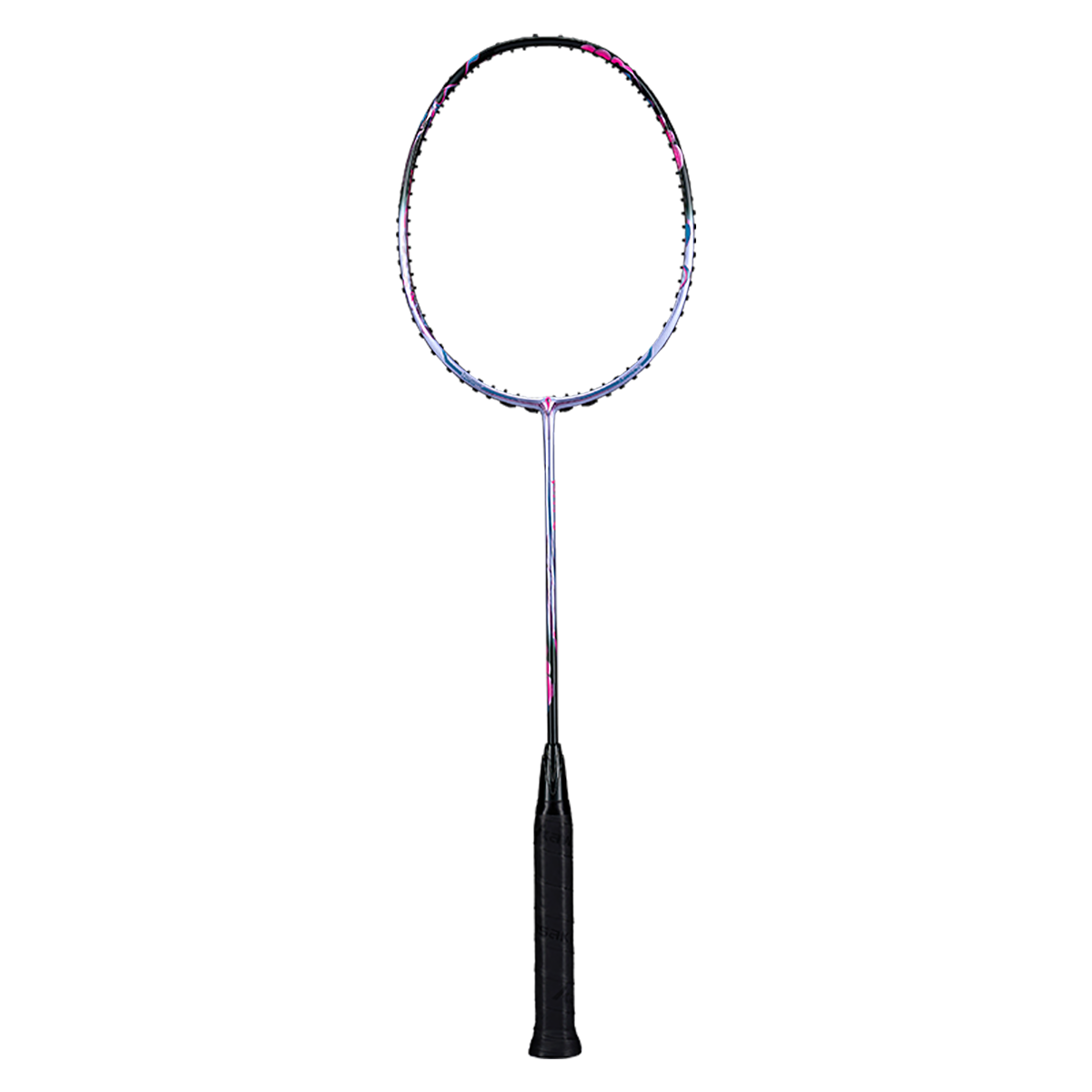 KAWASAKI Badminton Racket Feitian 66 Full Carbon Single Racket, 4U Balanced for Attack And Defense, Competition And Training Racket, Zilan Blue (Strung)