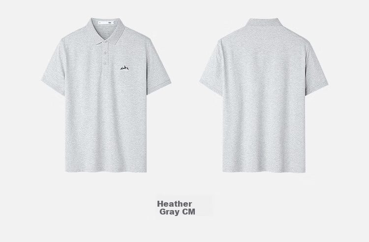 HLA Short-Sleeve Polo Shirt for Men, 26 Shan Bu Zai Gao Series, Cool-Feeling Short Sleeves for Men in Summer 8