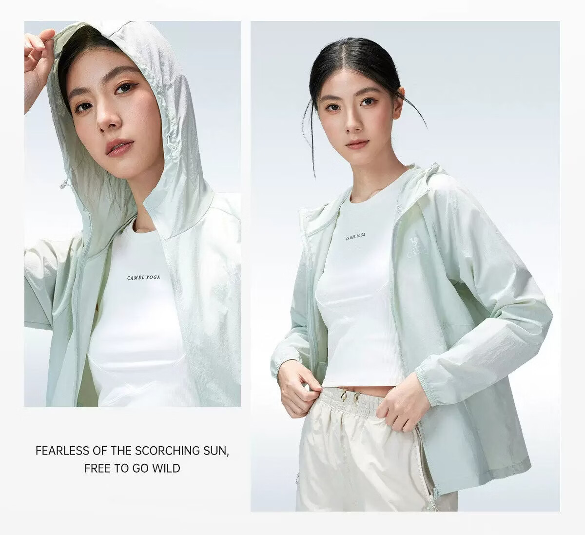 Camel Women's Original Yarn Sun Protection Jacket 2026 Spring Summer New UPF1000 Cooling Water-Repellent Sports Coat 27
