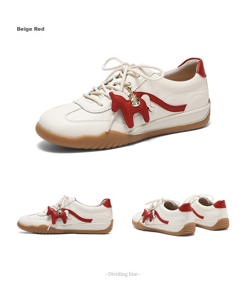 Senda Guo Yuxin Same Style Little Pony Training Shoes Women 2026 Spring New Ma Shang You Qian Agan Sneakers 4NRD5 Brown Size 35 24
