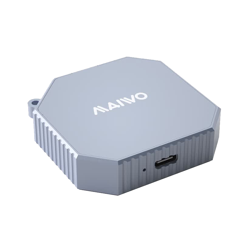 MAIWO K1724P Magnetic Mobile Phone Hard Drive Enclosure 2230 Portable M.2 NVMe SSD Enclosure Compatible with Apple iPhone 15 Laptop Mac Desktop External Case