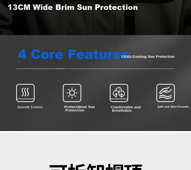 TUCANO UV Protection Sun Hat Men Summer Outdoor Anti-UV Fishing Hat Mountaineering Hat Women Fisherman Hat Wide Brim Sun Hat 3