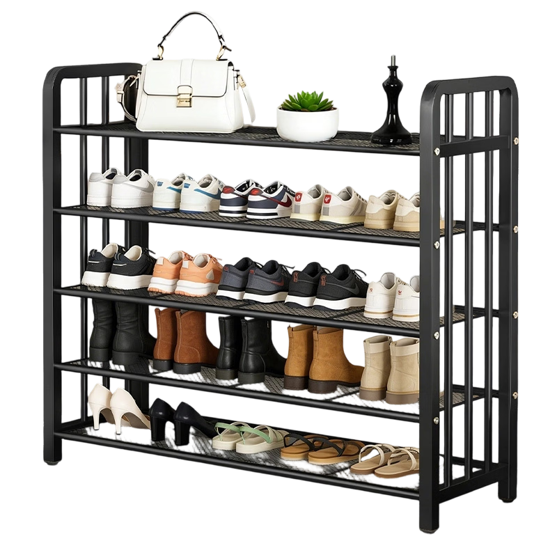 Miaoli Small Home Entryway Shoe Rack Multi-Layer Simple Storage Shelf Indoor No-Installation Shoe Cabinet for Rental Rooms