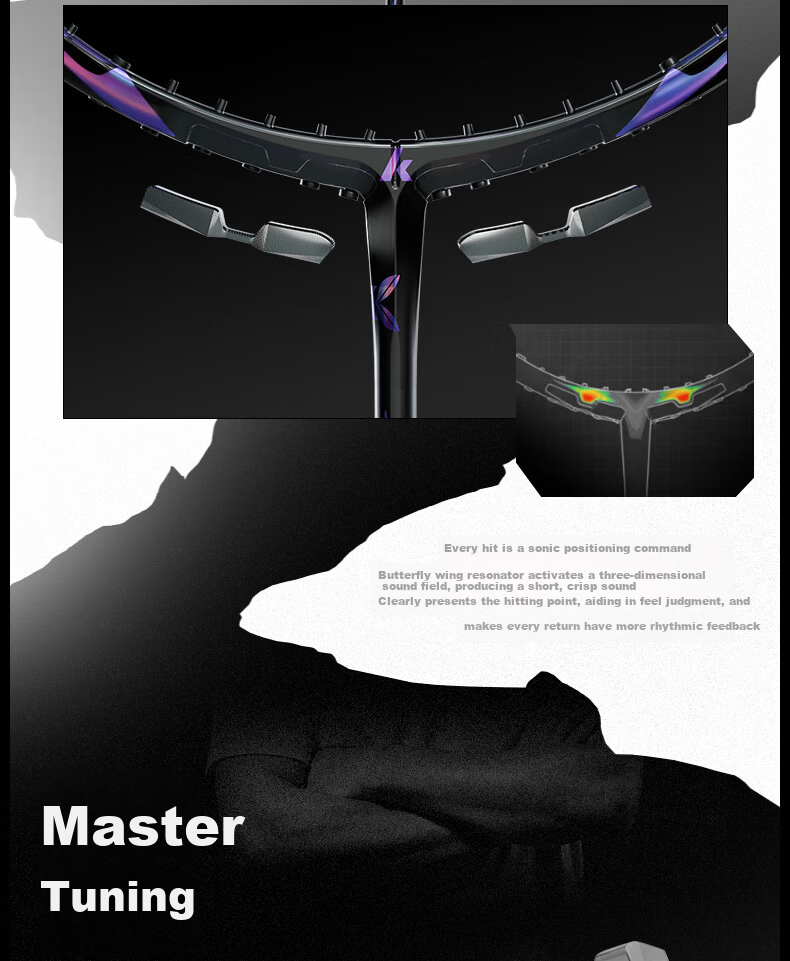 KAWASAKI Featherweight Full Carbon 4U Single Badminton Racket Spear Master Offensive All-Rounder Mao 20 Warm Gold (Gift Box) 4