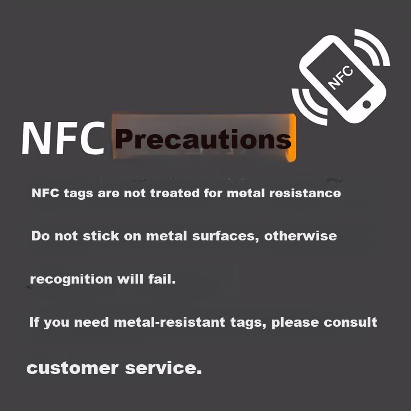 Shushan NFC Tag Sticker Chip with WiFi Music Wall Touch Waterproof NFC Label Stickers 10-Pack 1