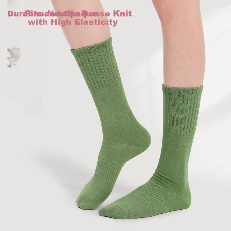 Zhiyouban Adult Dance Socks Unisex Modern Dance Socks Classical Dance Practice Mid-Calf Cotton Socks Ballet Dance Socks
