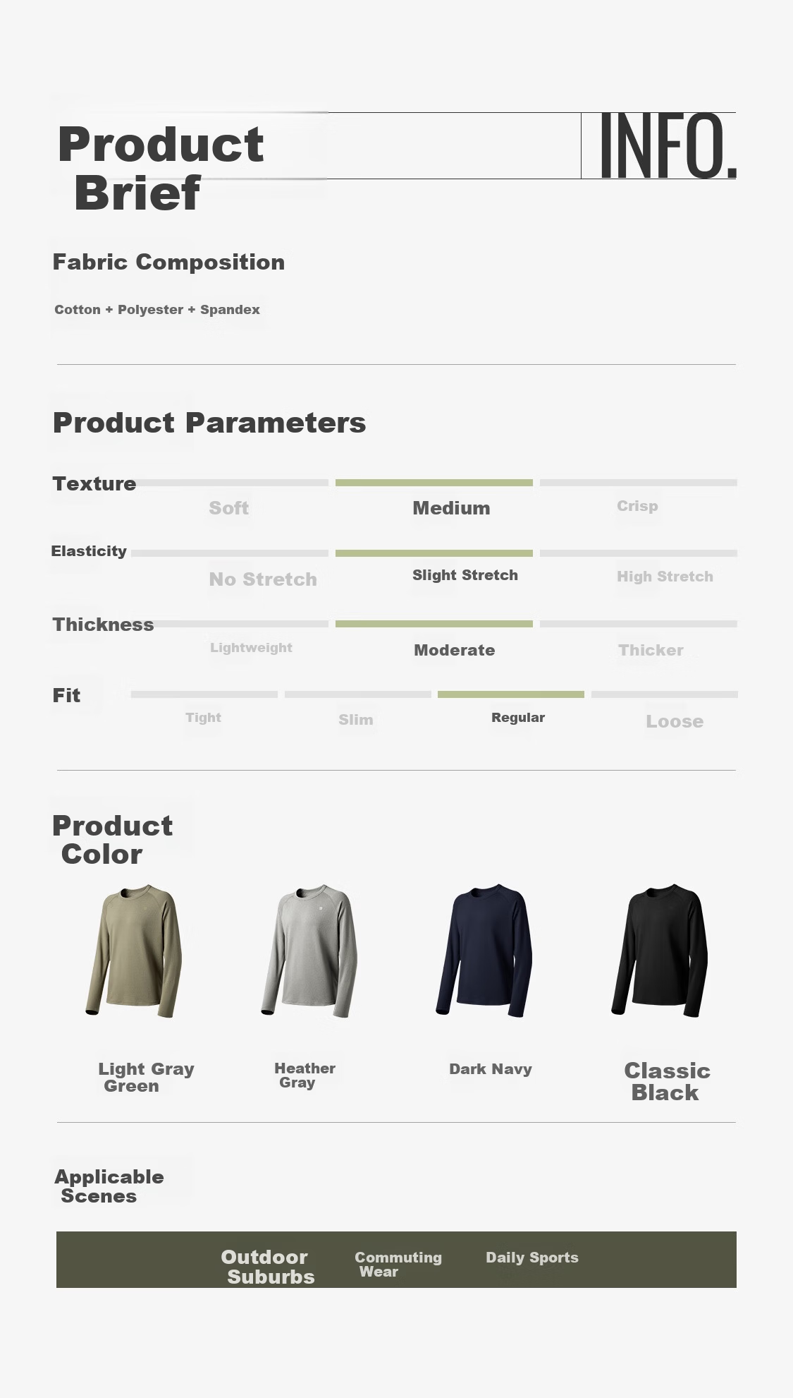 Keep Men's Sports T-Shirt Autumn Winter Fitness Waffle Breathable Anti-Pilling Textured Running T-Shirt K100 Roaming Home 8693 3