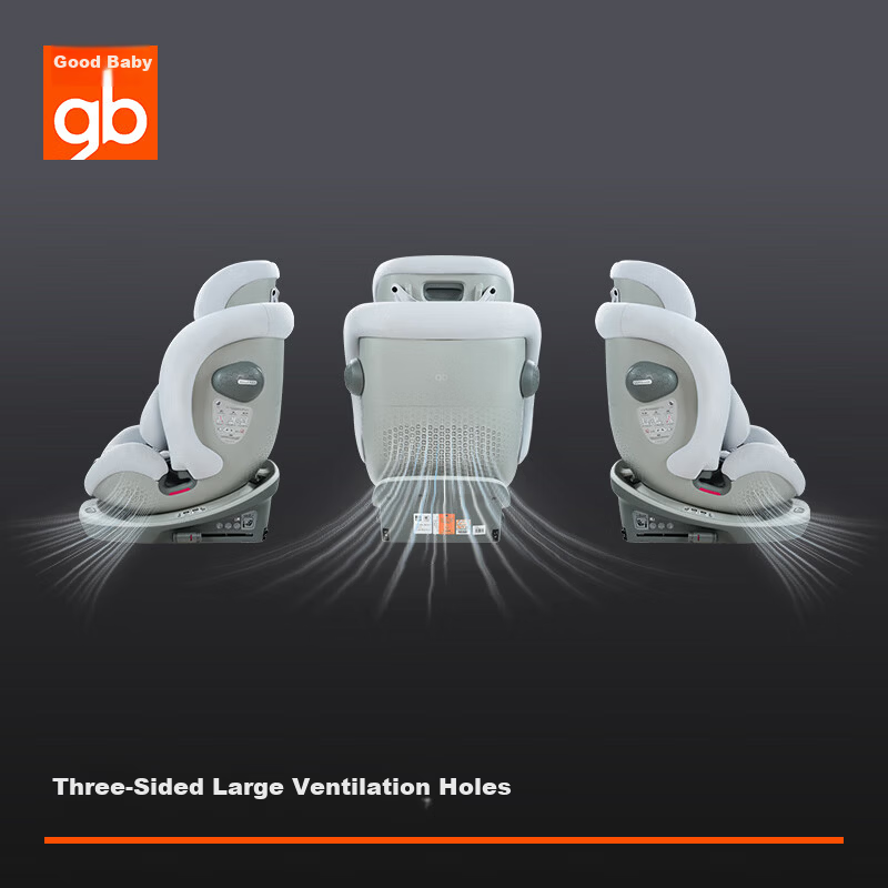 Gb Safety Capsule No.1 SPro Child Car Seat Baby Chair i-Size Electronic Ventilation 0-7 Years Light Wood