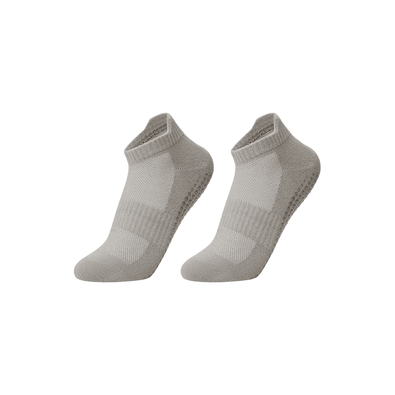 Keep Colorful Non-Slip Low-Cut Yoga Socks Indoor Floor Sports Dance Pilates Mist Gray