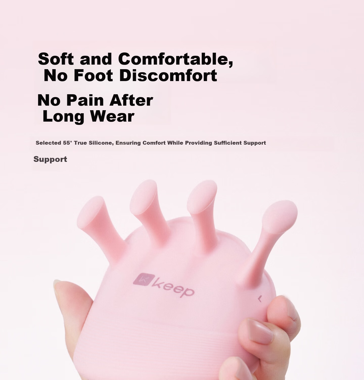 Keep Arch Trainer Leg Slimming Foot Exercise Flat Foot Correction Toe Valgus Aid Sakura Pink 18