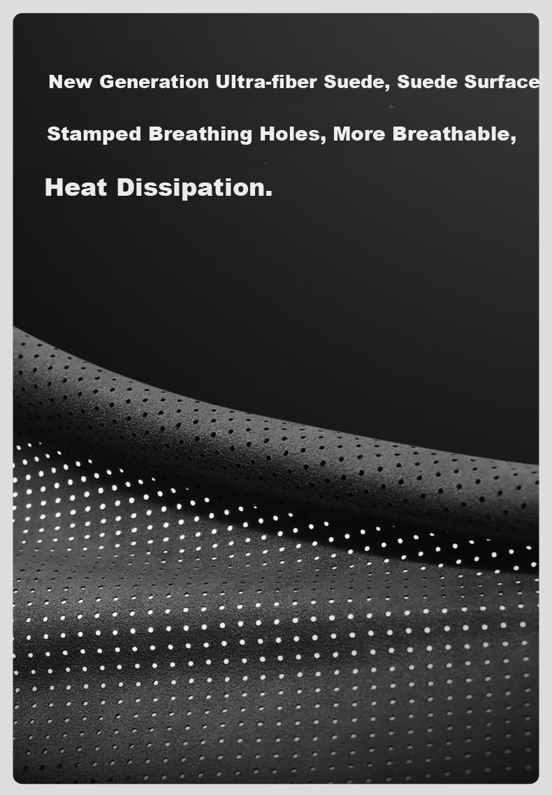 BIMLL Car Headrest Neck Pillow Memory Foam Perforated Suede Car Cushion Maybach Universal Model 5