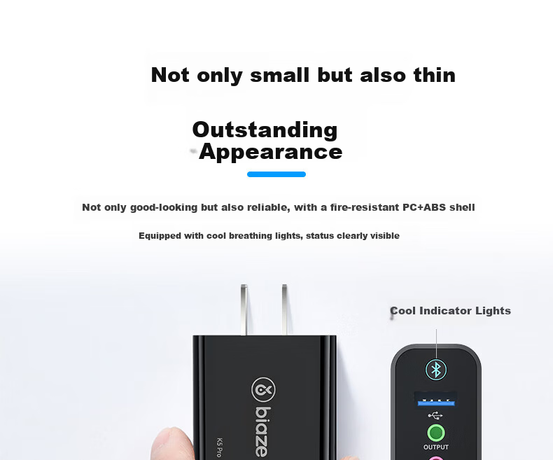BIAZE Bluetooth Receiver 6.0 Adapter to USB Drive Speaker AUX for Vintage Amplifier Headphones Lossless Wireless Transmitter for Desktop Laptop TV Audio Module 11