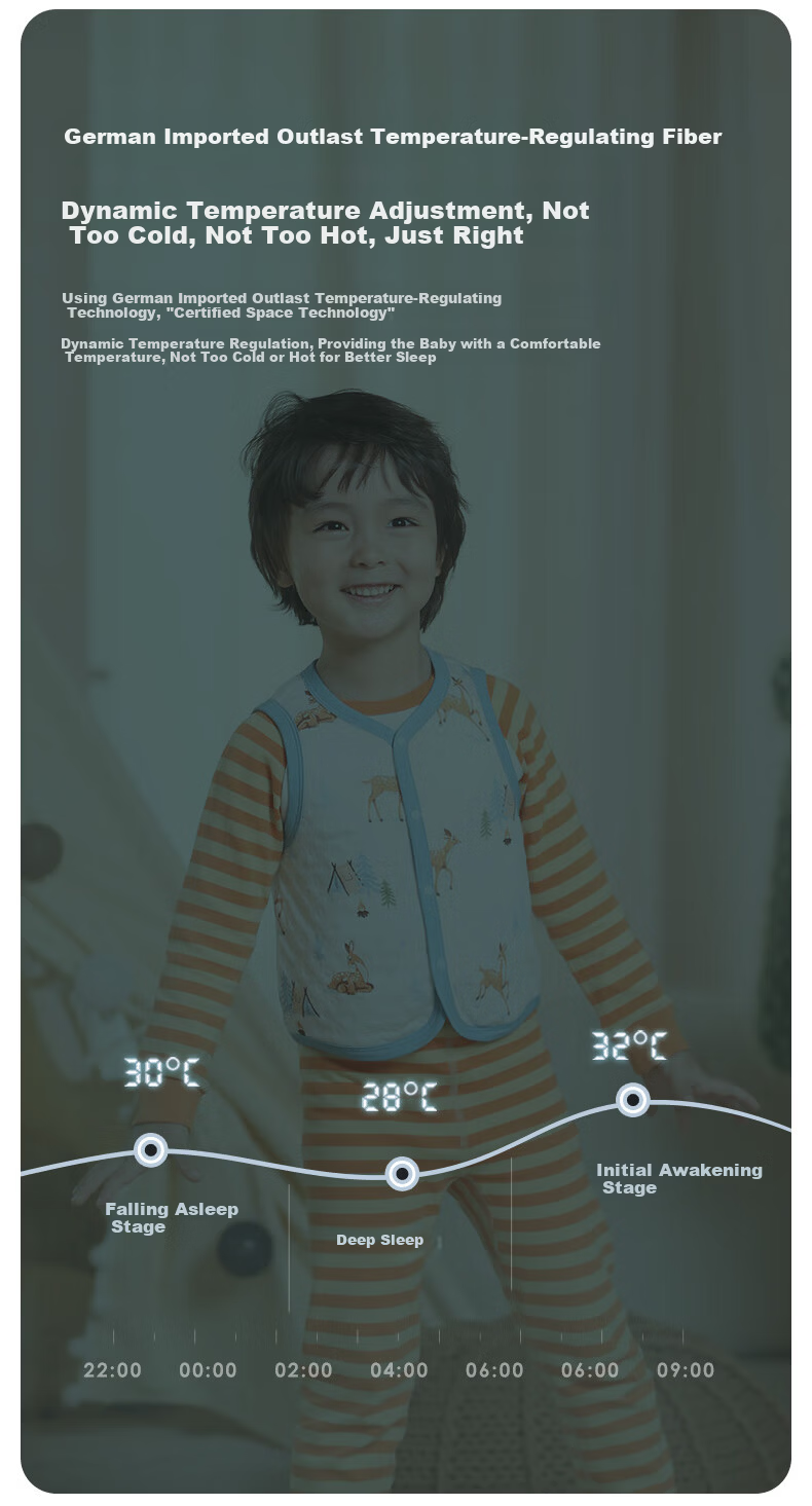 Ibaby Baby Vest Autumn Winter Children's Sleeveless Base Layer Vest Baby Small Vest Snow Town Penguin 90 3
