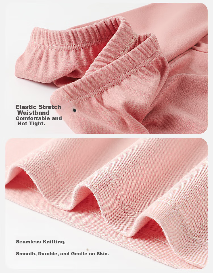 MiiOW Girls Autumn Thermal Underwear Set High School Student Teen A-Class Pure Cotton Warm Base Layer 12