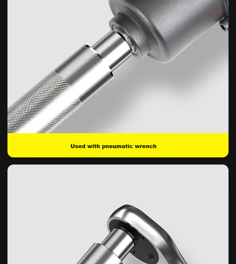 Wolvan 3-in-1 Ratchet Wrench 72-Tooth Industrial Grade 1/2" Dual-Direction Quick Wrench with Extended Handle Labor-Saving 4