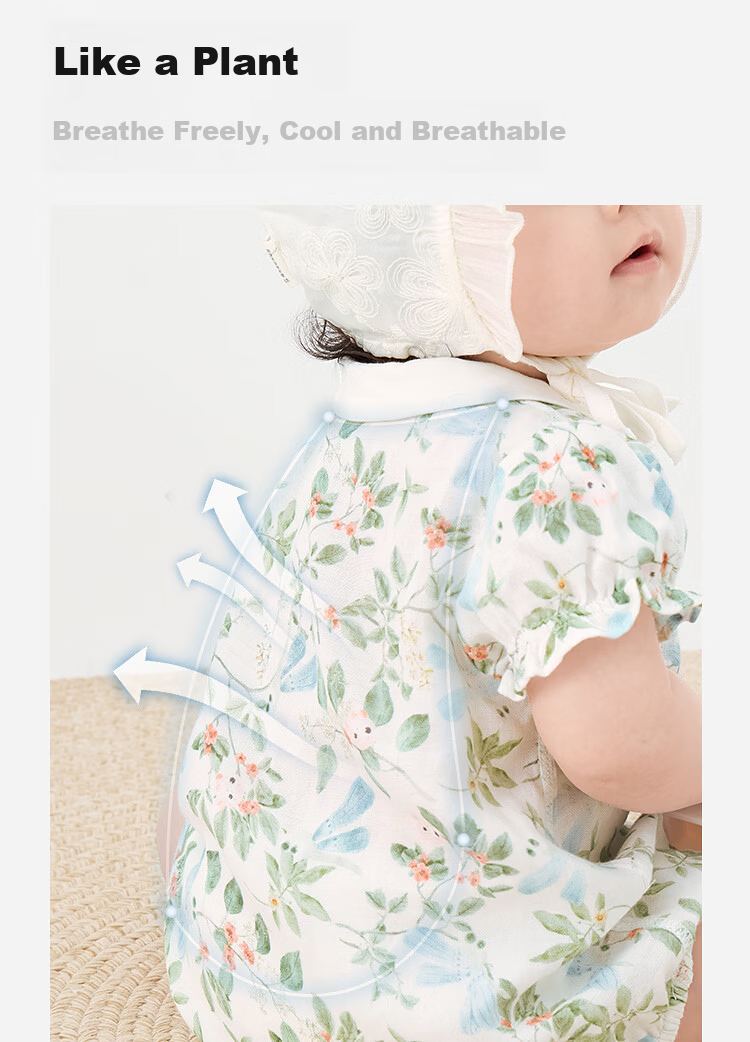 Balabala【balaOne】Kids Baby Triangle Romper 2026 Summer Cute Playful 5
