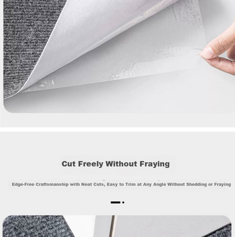 Omai Floor Sticker Static-Free Non-Slip No-Glue Carpet Sticker 20x70cm Beige for Living Room Bedroom Stairs Mat 10