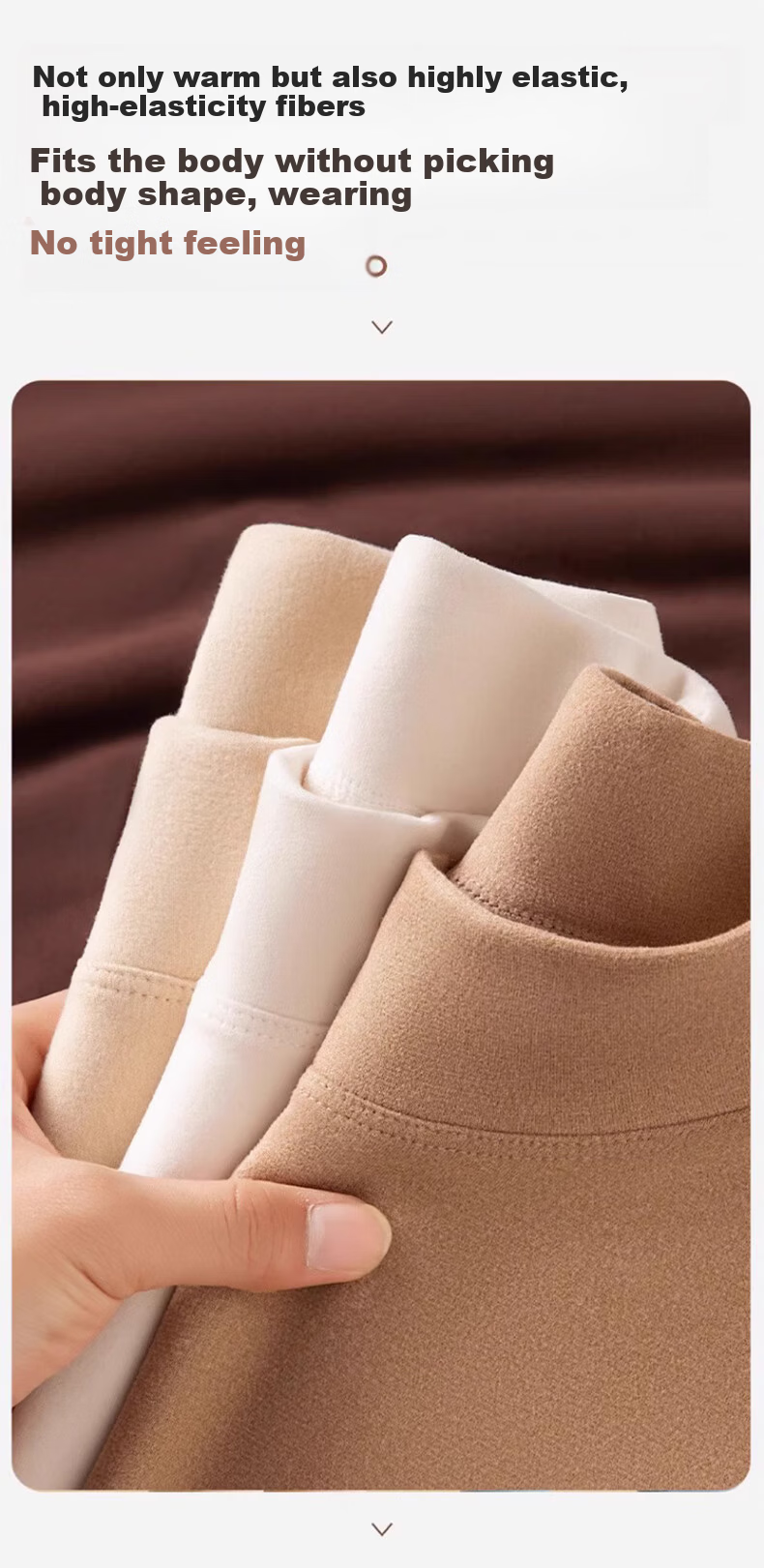 LangSha Thermal Fleece Half Turtleneck Base Layer Shirt【2025 Autumn/Winter New】Antibacterial Men's Thickened Fleece Lined Autumn Wear 9