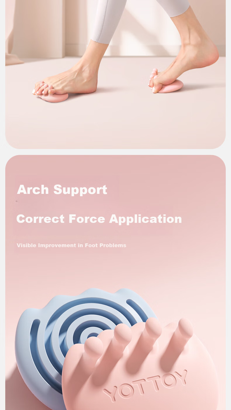 Yottoy Arch Trainer Foot Exerciser for Plantar Fasciitis Hallux Valgus Flat Feet Arch Collapse Leg Slimming Device Celadon Blue 4