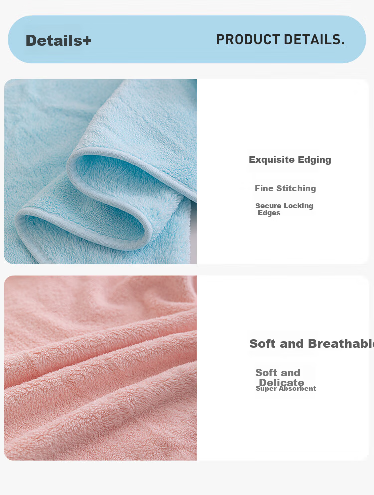 CROWN Bath Towel Set for Men and Women, Extra Large, Thick, Absorbent, Lint-Free, Class A Skin-Friendly Quick-Dry Towels 7