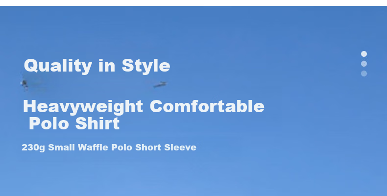 Baleno Father's Day Gift Waffle Polo Shirt Men Summer Loose Casual Simple Trendy Versatile Short Sleeve Top 2