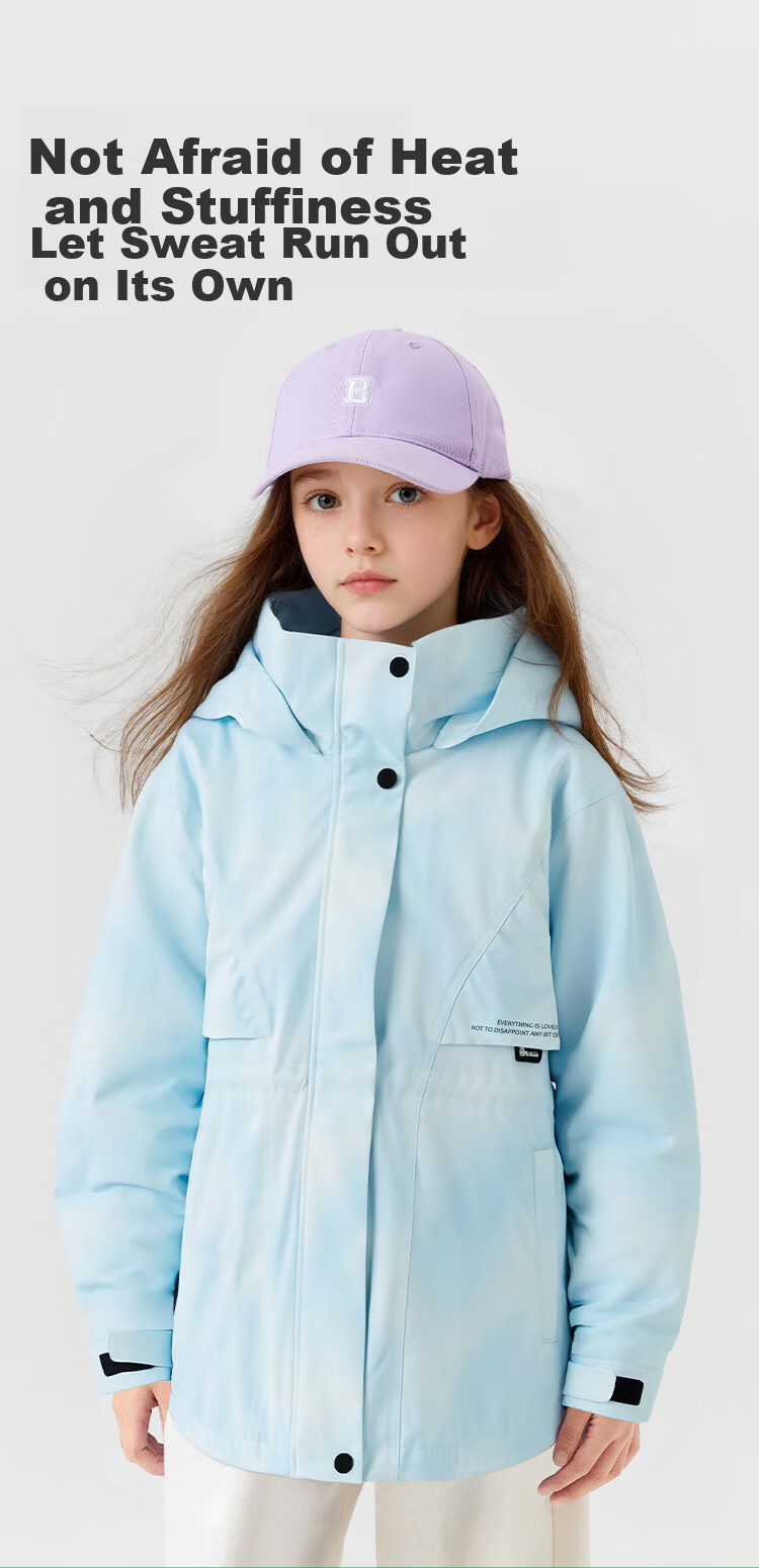 Balabala Girls' Kids Softshell Jacket 2025 Spring Protective Casual Wear [Mall Same Style] 202125105011 9